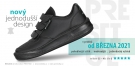 Klasická sportovní obuv PRESTIGE na suchý zip černá, M86810-60