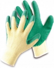 Pracovní rukavice Dipper ECO HS-04-002, latex na dlani a prstech