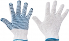 Pracovní rukavice Plover, PVC terčíky na dlani a prstech