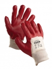 Pracovní rukavice Redpol, polomáčené v PVC