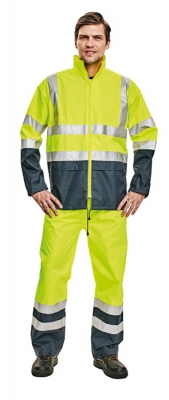 Reflexní nepromokavá bunda EPPING HiVis žlutá